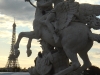 Statue with Eiffel in the distance